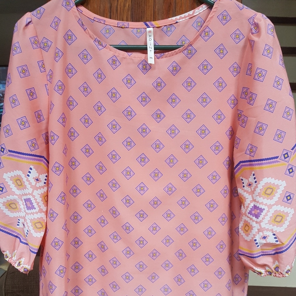 Pink Aztec Shirt